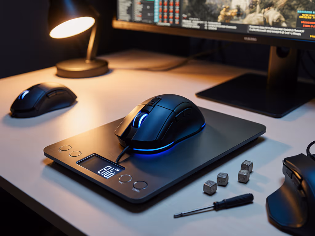 Tune Gaming Mouse Weight for Precision Control
